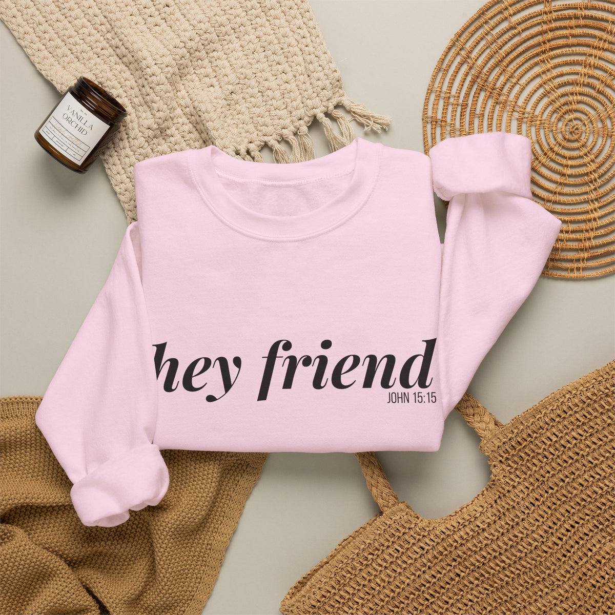 The Homegirl | Hey Friend Crewneck Sweatshirt