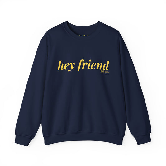 The Varsity | Hey Friend Crewneck Sweatshirt