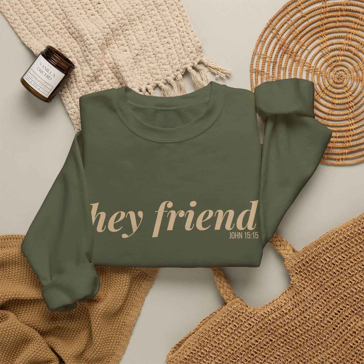 The Rooted | Hey Friend Crewneck Sweatshirt