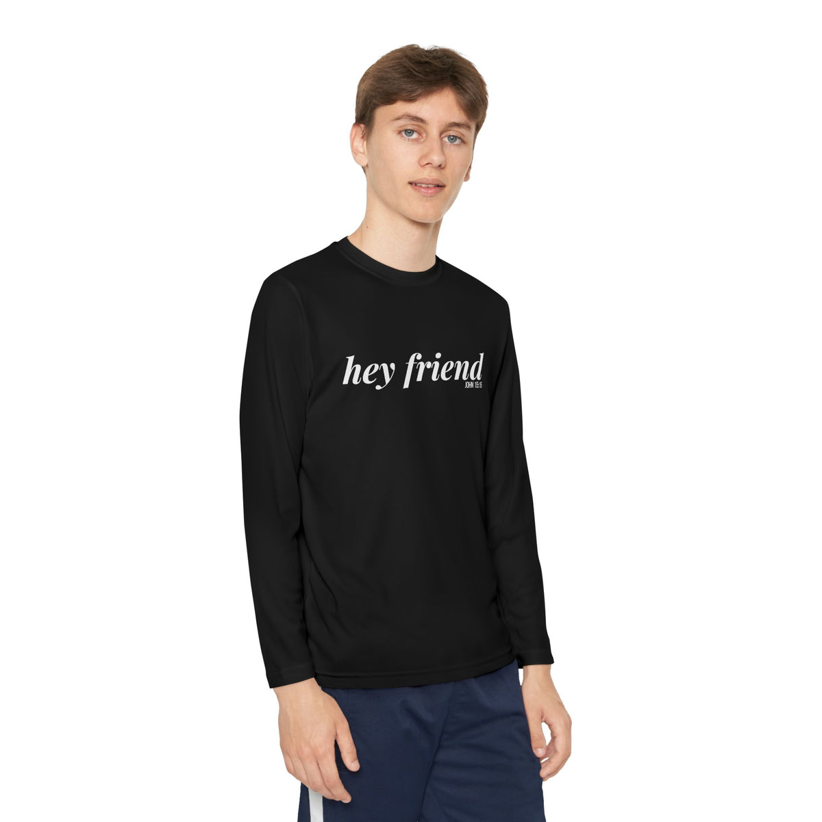 The Little Friend | Hey Friend Youth Long Sleeve Tee