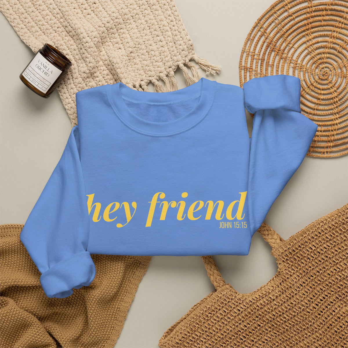 The Good Morning | Hey Friend Crewneck Sweatshirt