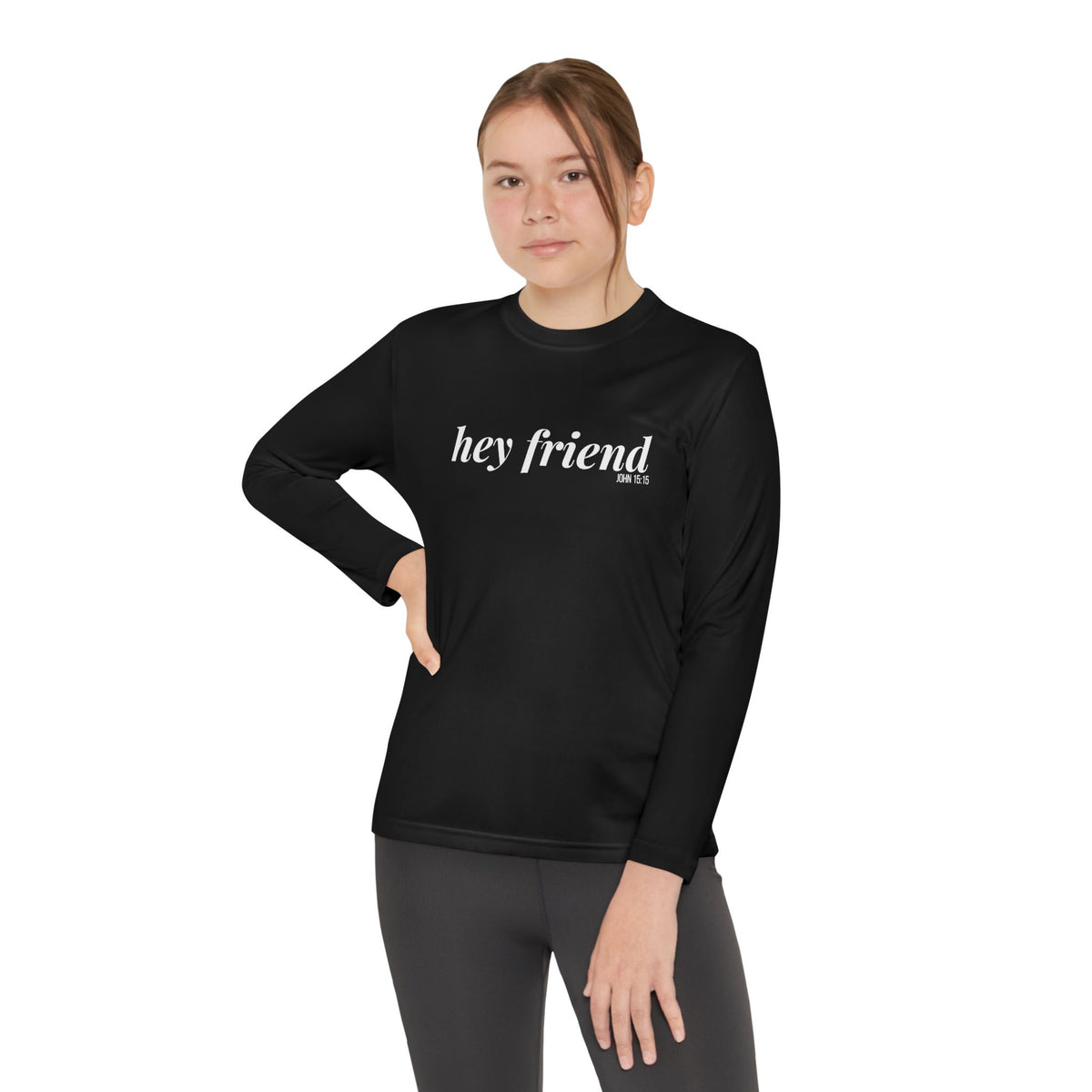The Little Friend | Hey Friend Youth Long Sleeve Tee