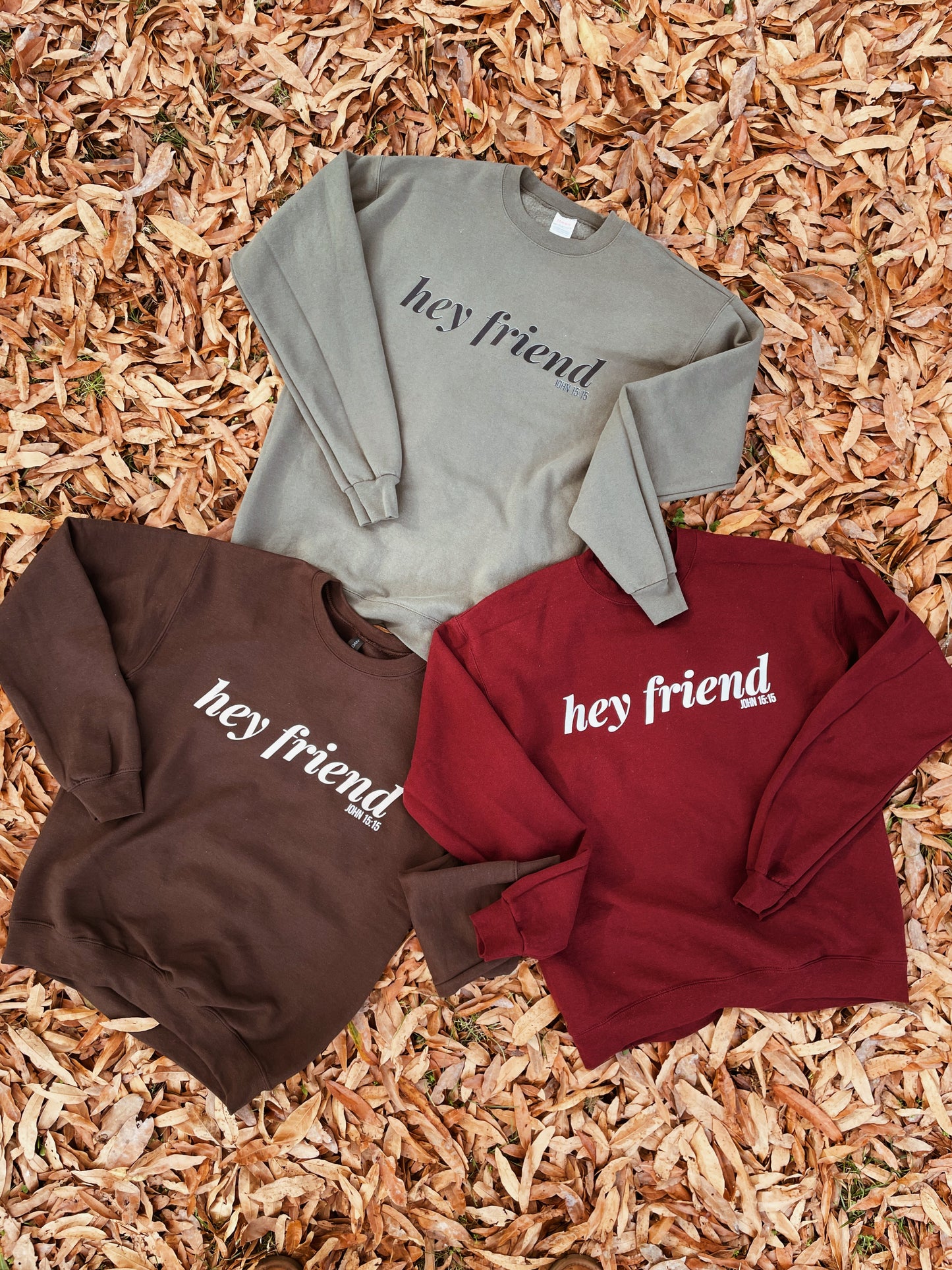 hey friend. classic crewneck (limited release)